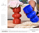 GobekUsa Retro Glass Vase for DIY Flower Arrangements