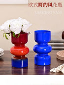 GobekUsa Retro Glass Vase for DIY Flower Arrangements