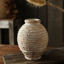 GobekUsa Retro Handmade Clay Vase 21.5CM Home Decor