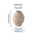 GobekUsa Retro Handmade Clay Vase 21.5CM Home Decor