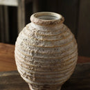 GobekUsa Retro Handmade Clay Vase 21.5CM Home Decor