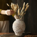 GobekUsa Retro Handmade Clay Vase 21.5CM Home Decor