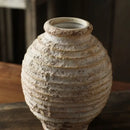 GobekUsa Retro Handmade Clay Vase 21.5CM Home Decor