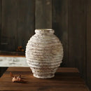GobekUsa Retro Handmade Clay Vase 21.5CM Home Decor