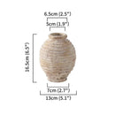 GobekUsa Retro Handmade Clay Vase 21.5CM Home Decor