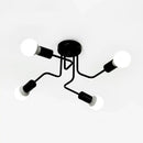 GobekUsa Retro Industrial Wrought Iron Ceiling Light