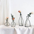 GobekUsa Retro Iron Flower Vase for Home and Garden