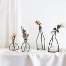 GobekUsa Retro Iron Flower Vase for Home and Garden