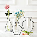 GobekUsa Retro Iron Flower Vase for Home and Garden