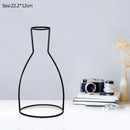 GobekUsa Retro Iron Flower Vase for Home and Garden