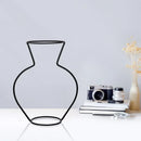 GobekUsa Retro Iron Flower Vase for Home and Garden