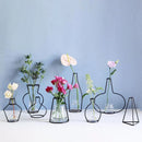 GobekUsa Retro Iron Flower Vase for Home and Garden