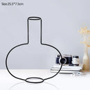 GobekUsa Retro Iron Flower Vase for Home and Garden