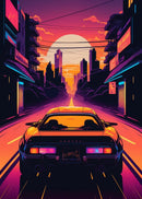 GobekUsa Retro Japanese GTR Luxury Car Canvas Wall Art
