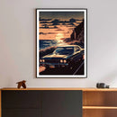 GobekUsa Retro Japanese GTR Luxury Car Canvas Wall Art