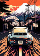 GobekUsa Retro Japanese GTR Luxury Car Canvas Wall Art