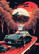 GobekUsa Retro Japanese GTR Luxury Car Canvas Wall Art
