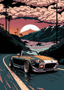 GobekUsa Retro Japanese GTR Luxury Car Canvas Wall Art