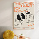 GobekUsa Retro Record Player Canvas Wall Art
