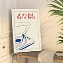 GobekUsa Retro Record Player Canvas Wall Art