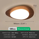 GobekUsa Retro-Style Walnut Acrylic Ceiling Light