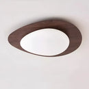 GobekUsa Retro-Style Walnut Acrylic Ceiling Light