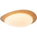 GobekUsa Retro-Style Walnut Acrylic Ceiling Light