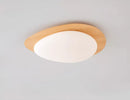 GobekUsa Retro-Style Walnut Acrylic Ceiling Light