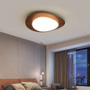 GobekUsa Retro-Style Walnut Acrylic Ceiling Light