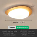 GobekUsa Retro-Style Walnut Acrylic Ceiling Light