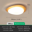 GobekUsa Retro-Style Walnut Acrylic Ceiling Light
