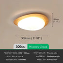GobekUsa Retro-Style Walnut Acrylic Ceiling Light