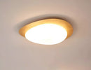 GobekUsa Retro-Style Walnut Acrylic Ceiling Light