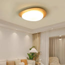 GobekUsa Retro-Style Walnut Acrylic Ceiling Light