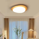 GobekUsa Retro-Style Walnut Acrylic Ceiling Light
