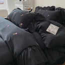 GobekUsa Rose Embroidered Duvet Set - Princess Style