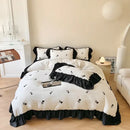 GobekUsa Rose Embroidered Duvet Set - Princess Style
