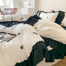 GobekUsa Rose Embroidered Duvet Set - Princess Style