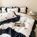 GobekUsa Rose Embroidered Duvet Set - Princess Style