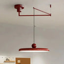 GobekUsa Rotatable Nordic LED Pendant Light - Cream Iron Chandelier