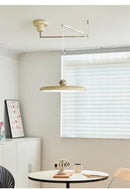 GobekUsa Rotatable Nordic LED Pendant Light - Cream Iron Chandelier