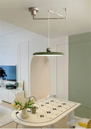 GobekUsa Rotatable Nordic LED Pendant Light - Cream Iron Chandelier