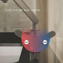 Modern matte black rotating dual-mode faucet kitchen mechanical arm by Decorbites