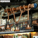 GobekUsa Rustic Bamboo Island Lighting Chandelier in Beige - Linear Bar Fixture
