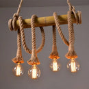 GobekUsa Rustic Bamboo Tube Hanging Light with Exposed Bulb – Ideal for Restaurant, Island, and Ceiling