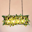 GobekUsa Rustic Black Metal Island Pendant Light for Restaurants