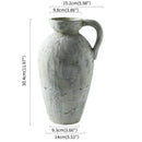 GobekUsa Rustic Handmade Ceramic Vase for Home Decor by Decorbites