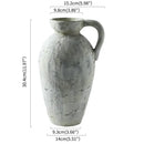 GobekUsa Rustic Handmade Ceramic Vase for Home Decor by Decorbites