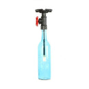 GobekUsa Rustic Single Light Semi Flushmount with Glass Shade - Bottle Design