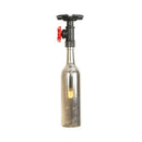 GobekUsa Rustic Single Light Semi Flushmount with Glass Shade - Bottle Design